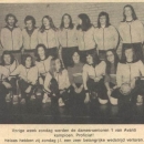 Dames Senioren 1 kampioen 1976